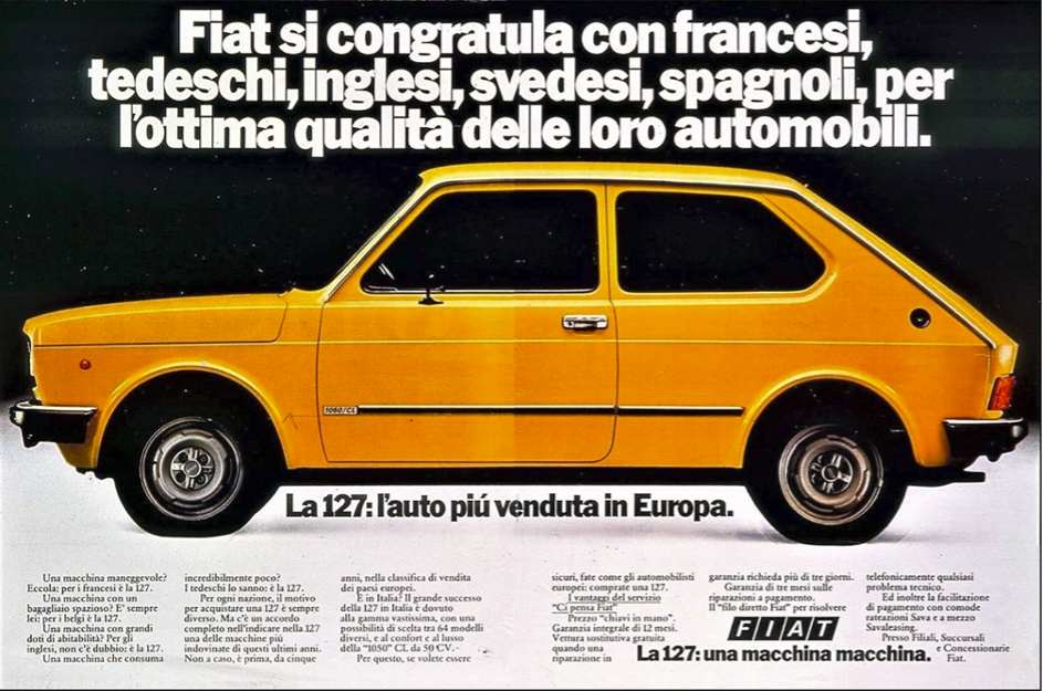 L’implicito della settimana: Fiat si congratulava con la concorrenza